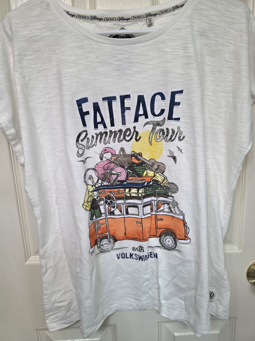 Fat Face X Volkswagon White Te